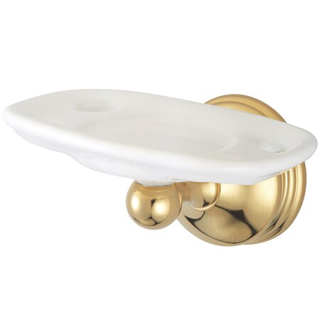 Kingston Brass Vintage Toothbrush W/ Tumbler Holders, Polished Brass BA1166PB